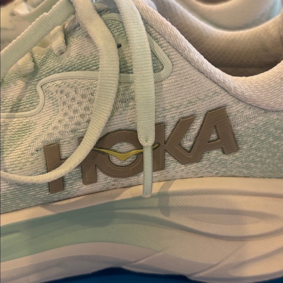 Hoka Women's sea green Clifton 10 Athletic Shoes - Picture 2 of 8